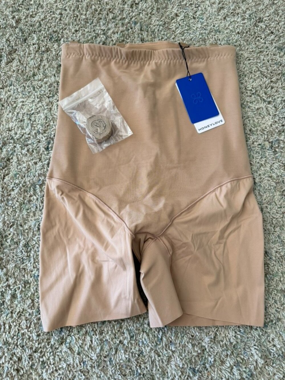 NWT Honey Love SuperPower Girl Short Sand Sz L